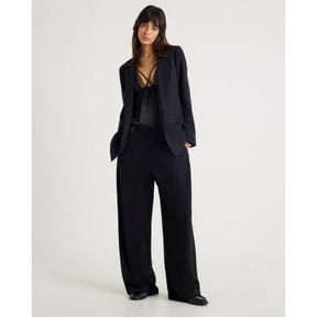 Black Edge To Edge Blazer