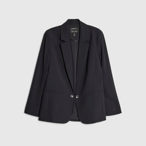 Black Edge To Edge Blazer