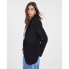 Black Edge To Edge Blazer