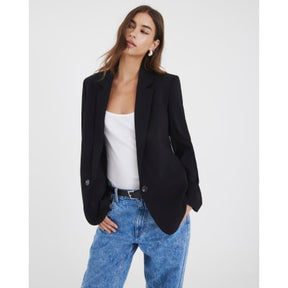 Black Edge To Edge Blazer