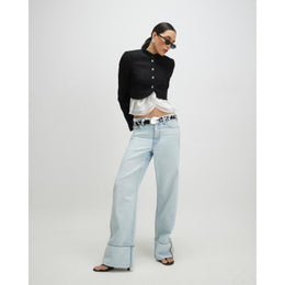 Black Frill Hem Trophy Jacket