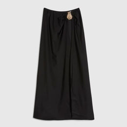 Black Hardware Maxi Sarong