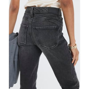 Black High Rise Mom Jeans