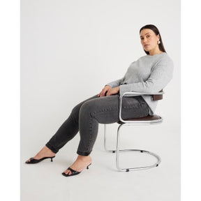 Black High Rise Mom Jeans