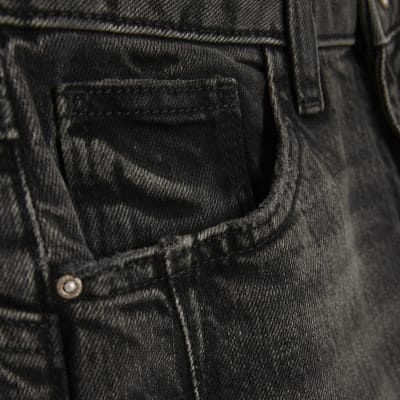 Black High Rise Mom Jeans