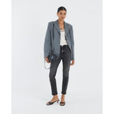 Black High Rise Mom Jeans