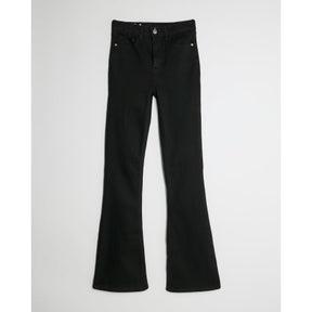 Black High Rise Sculpt Flare Jeans
