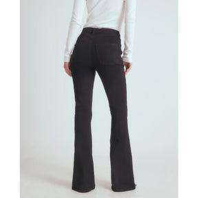 Black High Rise Sculpt Flare Jeans