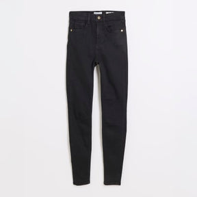 Black High Rise Sculpted Skinny Jeans