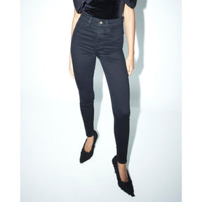 Black High Rise Sculpted Skinny Jeans
