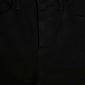 Black High Rise Tummy Hold Flared Jeans