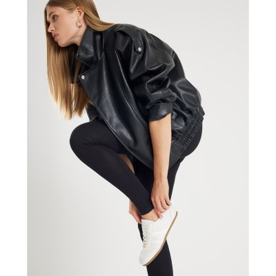 Black high waisted leggings