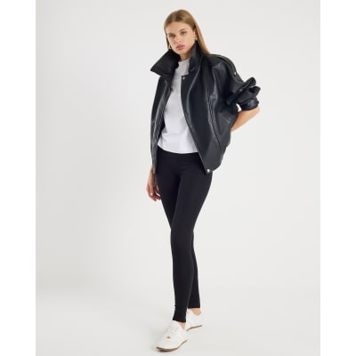 Black high waisted leggings