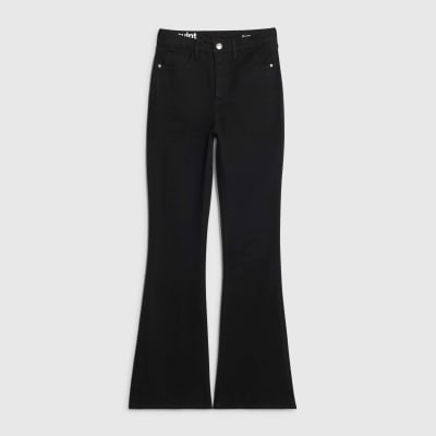 Black High Waisted Sculpt Flare Jeans