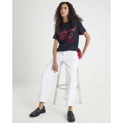 Black Hollywood Blvd Kiss T-Shirt