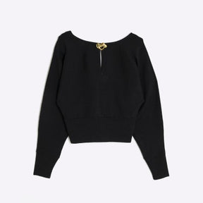 Black Keyhole Jumper