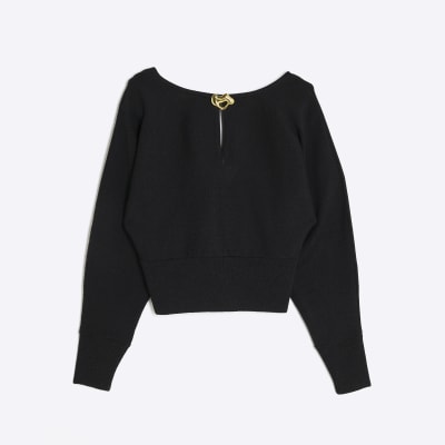 Black Keyhole Jumper