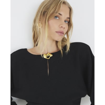 Black Keyhole Jumper