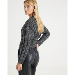 Black Knitted Cardigan