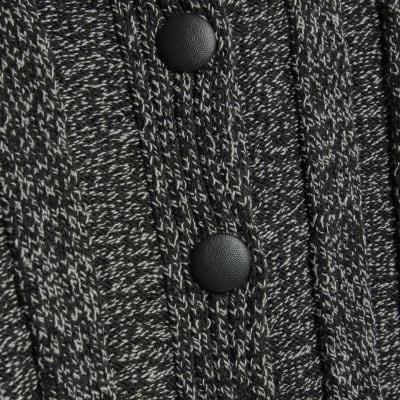 Black Knitted Cardigan