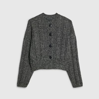 Black Knitted Cardigan
