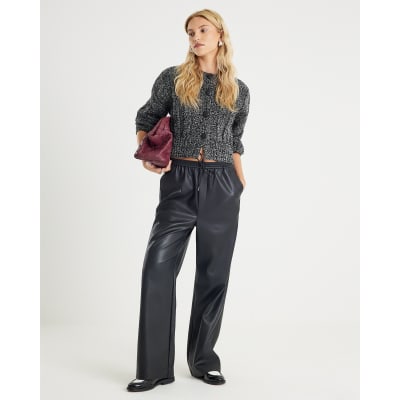 Black Knitted Cardigan