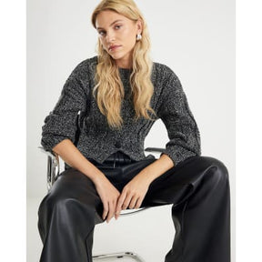 Black Knitted Cardigan