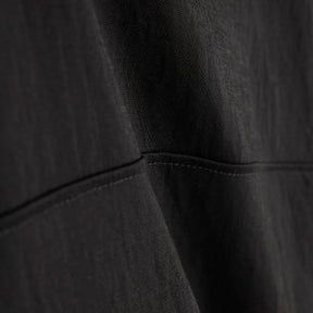 Black Linen Look Short Sleeve T-Shirt