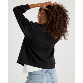 Black Long Sleeve Jersey Cardigan