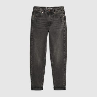 Black Mid Rise Mom Fit Sculpt Jeans