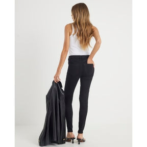 Black Mid Rise Sculpt Skinny Jeans