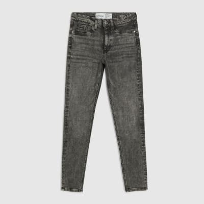 Black Mid Rise Sculpt Skinny Jeans