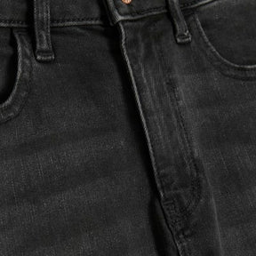 Black Mid Rise Skinny Jeans