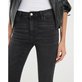 Black Mid Rise Skinny Jeans