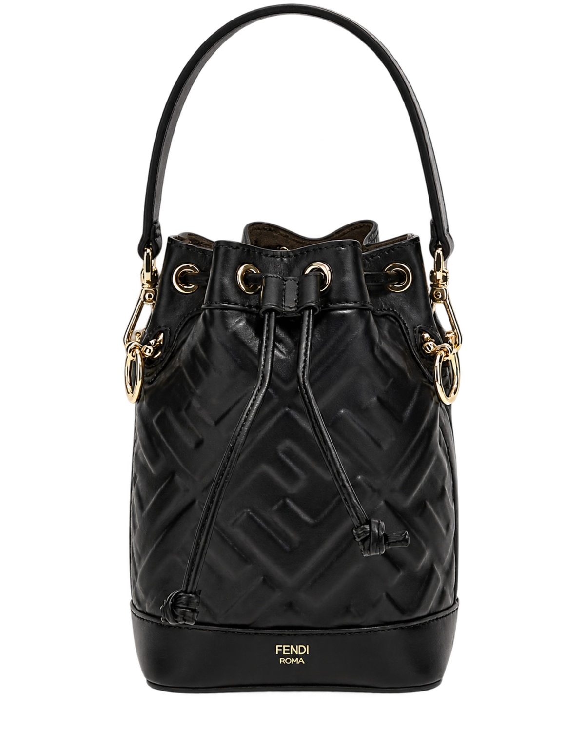 Black Mon Tresor Mini Bucket Bag