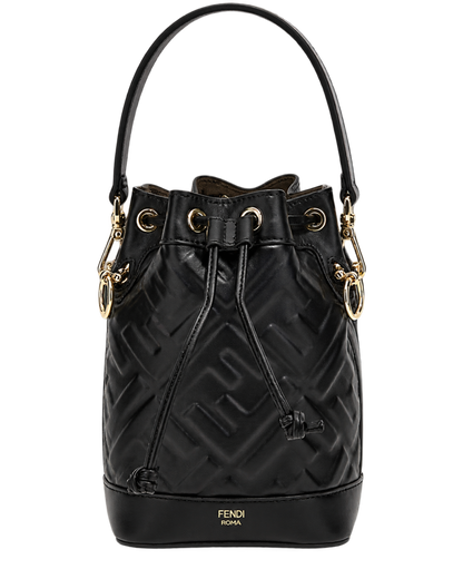 Black Mon Tresor Mini Bucket Bag