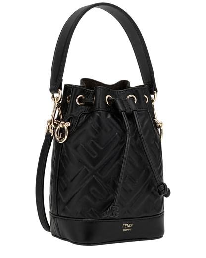 Black Mon Tresor Mini Bucket Bag