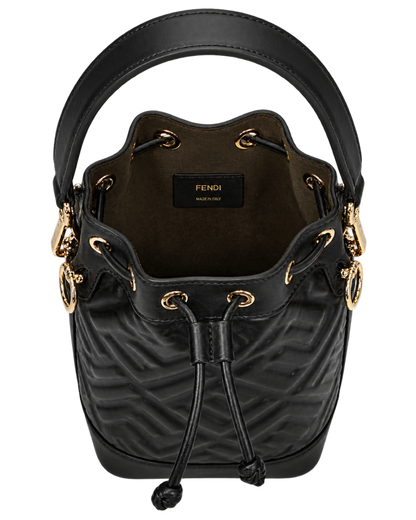 Black Mon Tresor Mini Bucket Bag