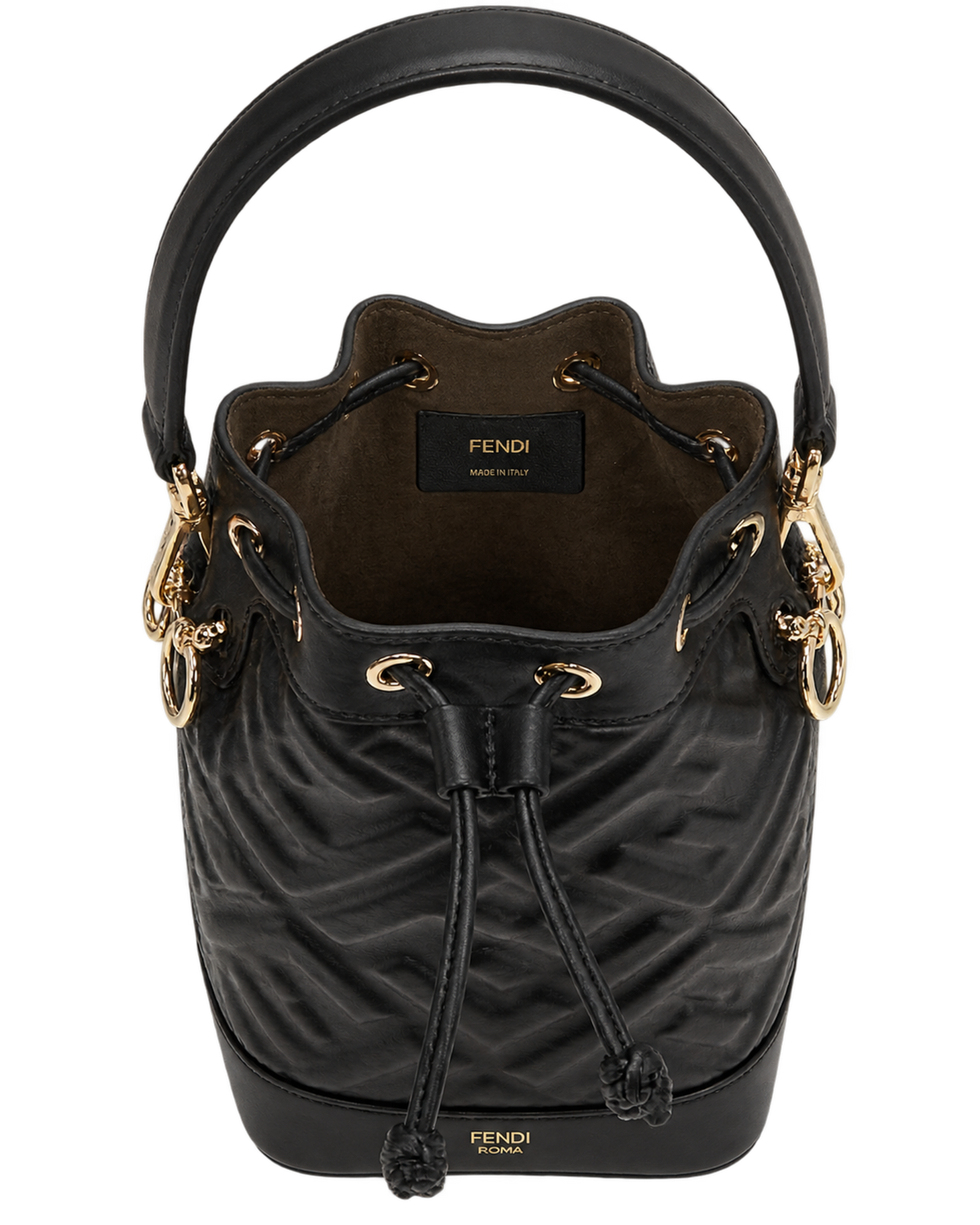 Black Mon Tresor Mini Bucket Bag