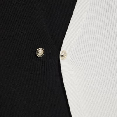 Black Monochrome Maxi Jumper Dress