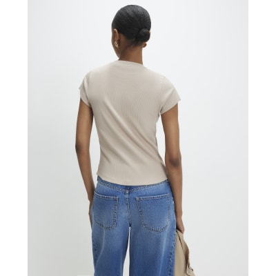 Black Multicoloured Ribbed T-Shirt Multipack