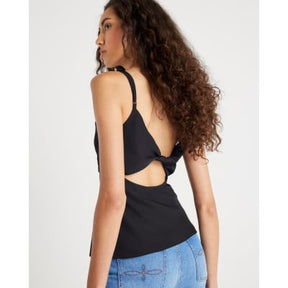 Black One Shoulder Top