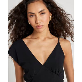 Black One Shoulder Top