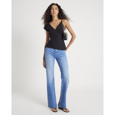 Black One Shoulder Top