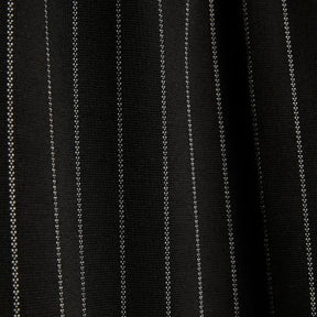 Black Pinstripe Wide Leg Trousers