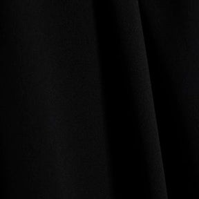 Black Pleated Wide Leg Trousers