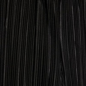 Black Plisse Wide Leg Trousers