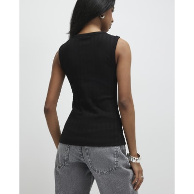 Black Popper Tank Top