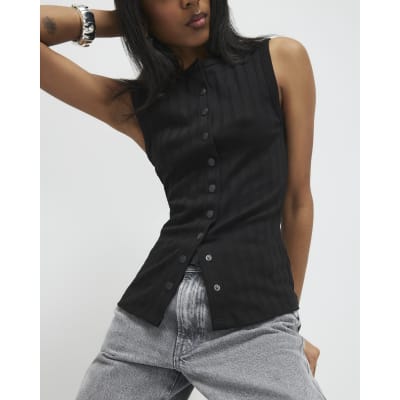 Black Popper Tank Top