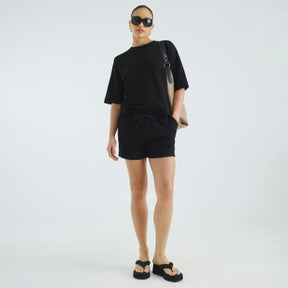 Black Premium High Waisted Shorts